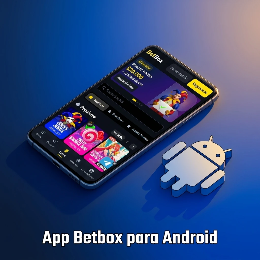 App Betbox para Android: instalá el APK gratis en tu celular para apuestas deportivas y juegos de casino.