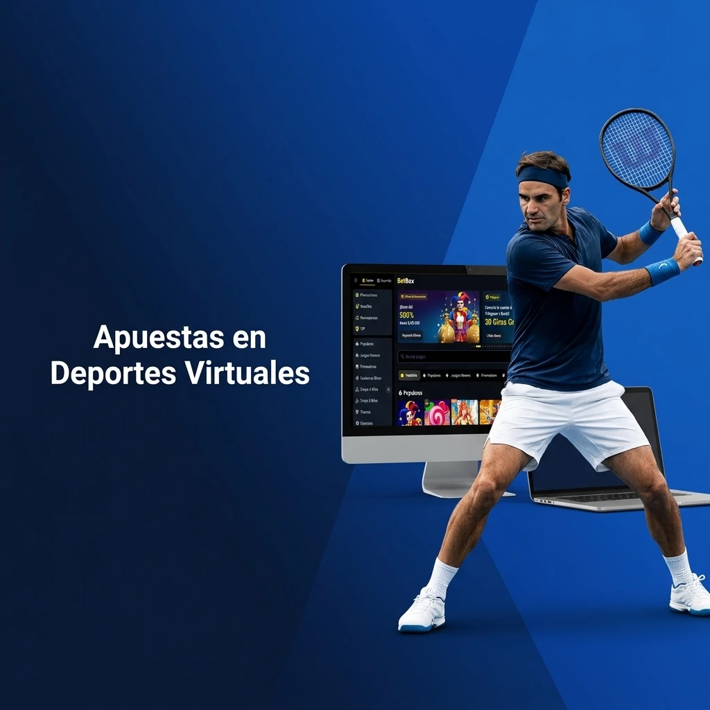 Apuestas en deportes virtuales con simulaciones de fútbol, tenis, carreras de galgos y caballos digitales.
