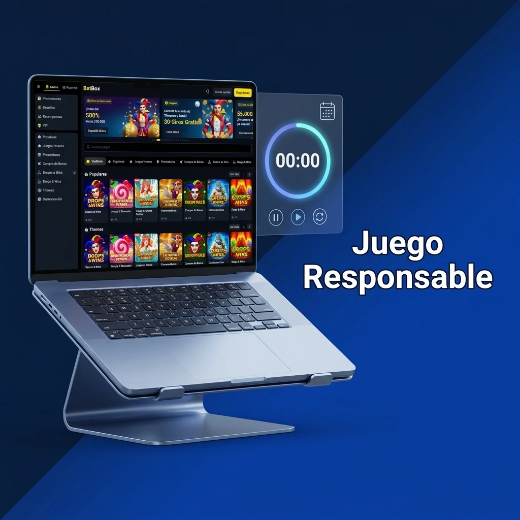 Guía de juego responsable: gestioná tu tiempo, fijá límites de recarga y jugá de forma saludable.