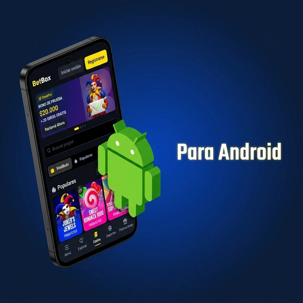 Instrucciones para descargar e instalar la app de Betbox en celulares Android en Argentina.