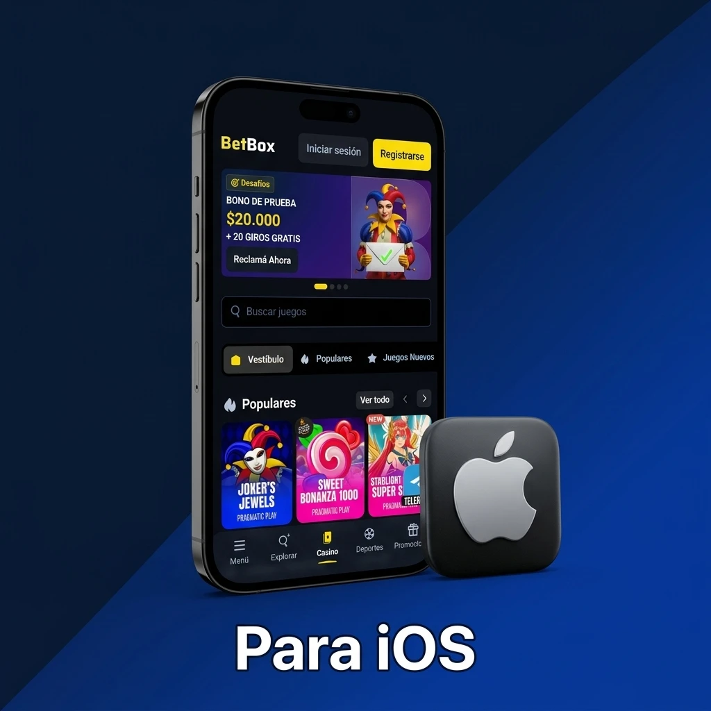 Pasos para descargar e instalar la app nativa de Betbox casino en tu iPhone o iPad.