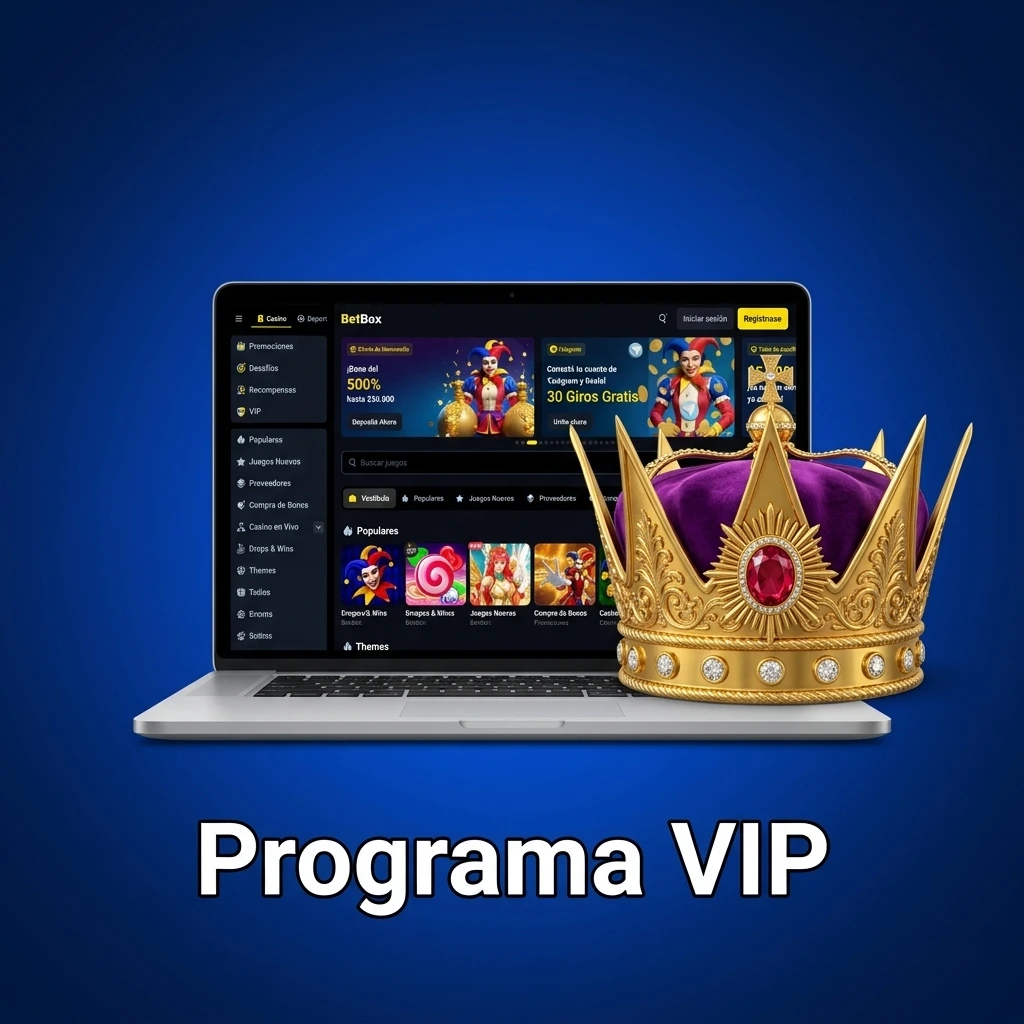 Programa VIP: subí de nivel y obtené recompensas exclusivas, mayores límites de retiro y reembolsos en tus apuestas.