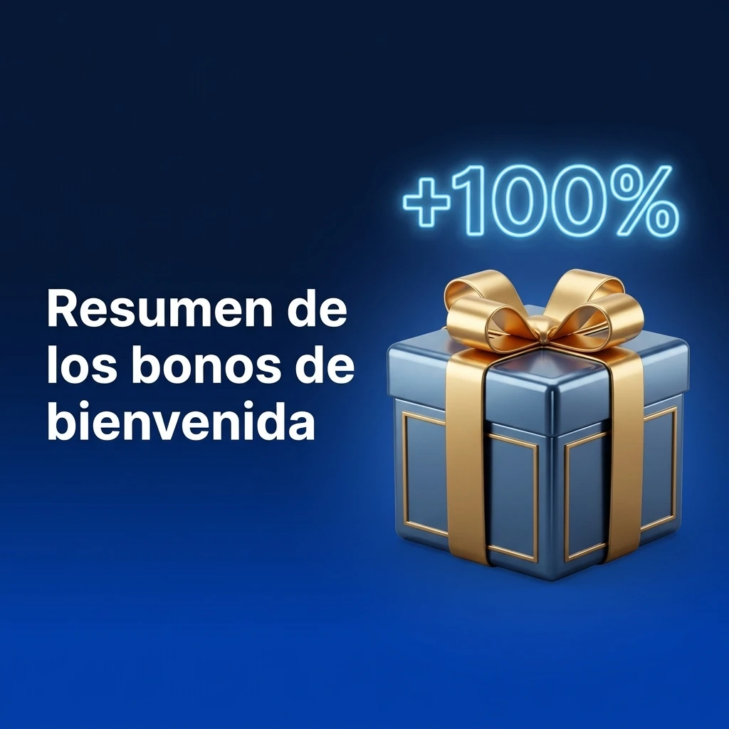 Tabla resumen de los bonos de bienvenida de Betbox para casino y deportes con montos y requisitos.