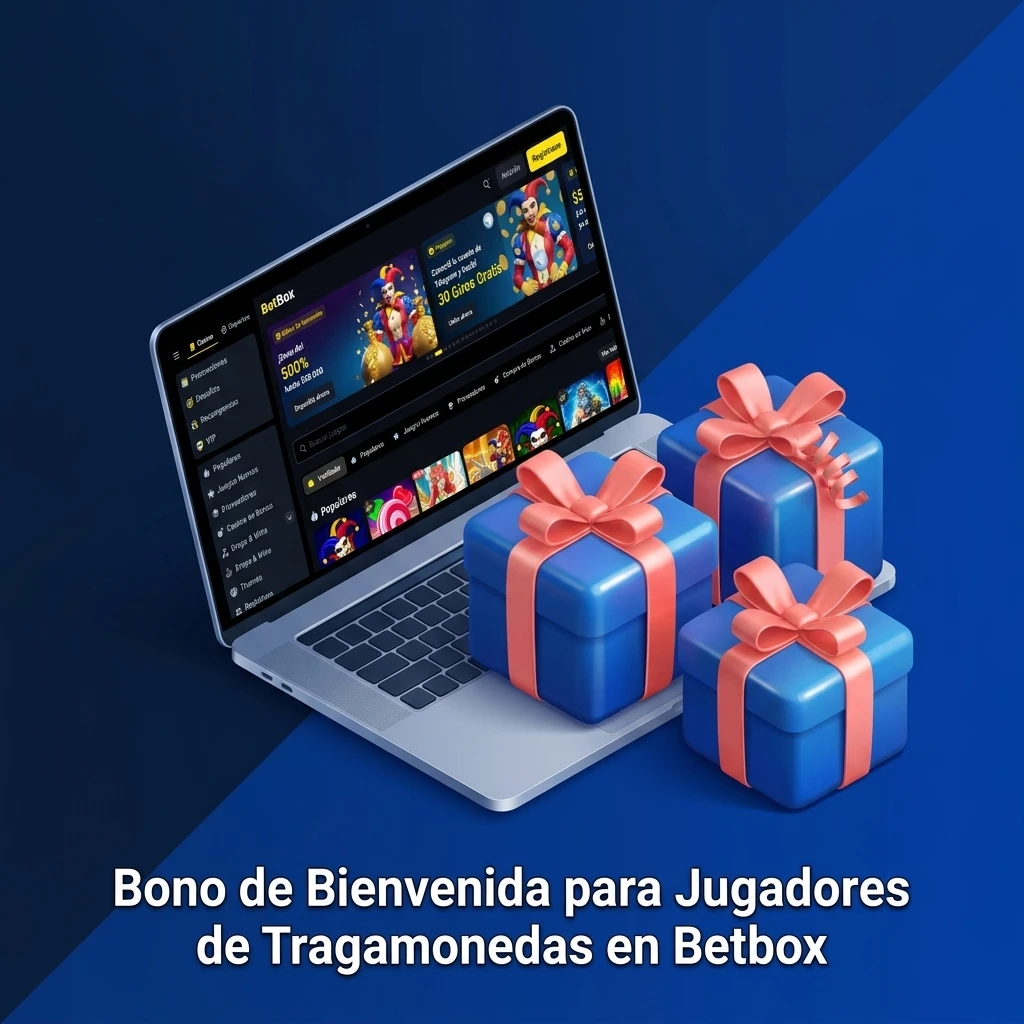 Bono de bienvenida de Betbox en tragamonedas: llevate hasta $2.500.000 y 75 giros gratis en tus primeros pagos.