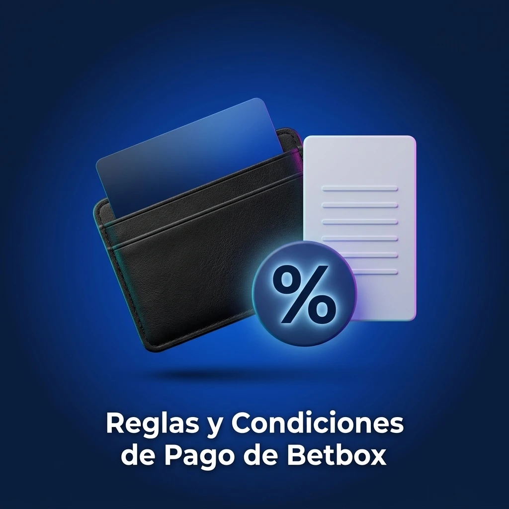 Reglas y condiciones de pago de Betbox: requisitos para fondear y retirar plata de forma segura.