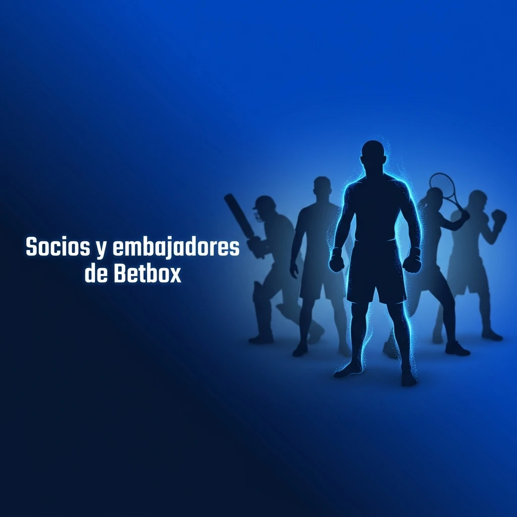 Socios y embajadores de Betbox en Argentina: clubes de fútbol, exjugadores y proveedores de casino.