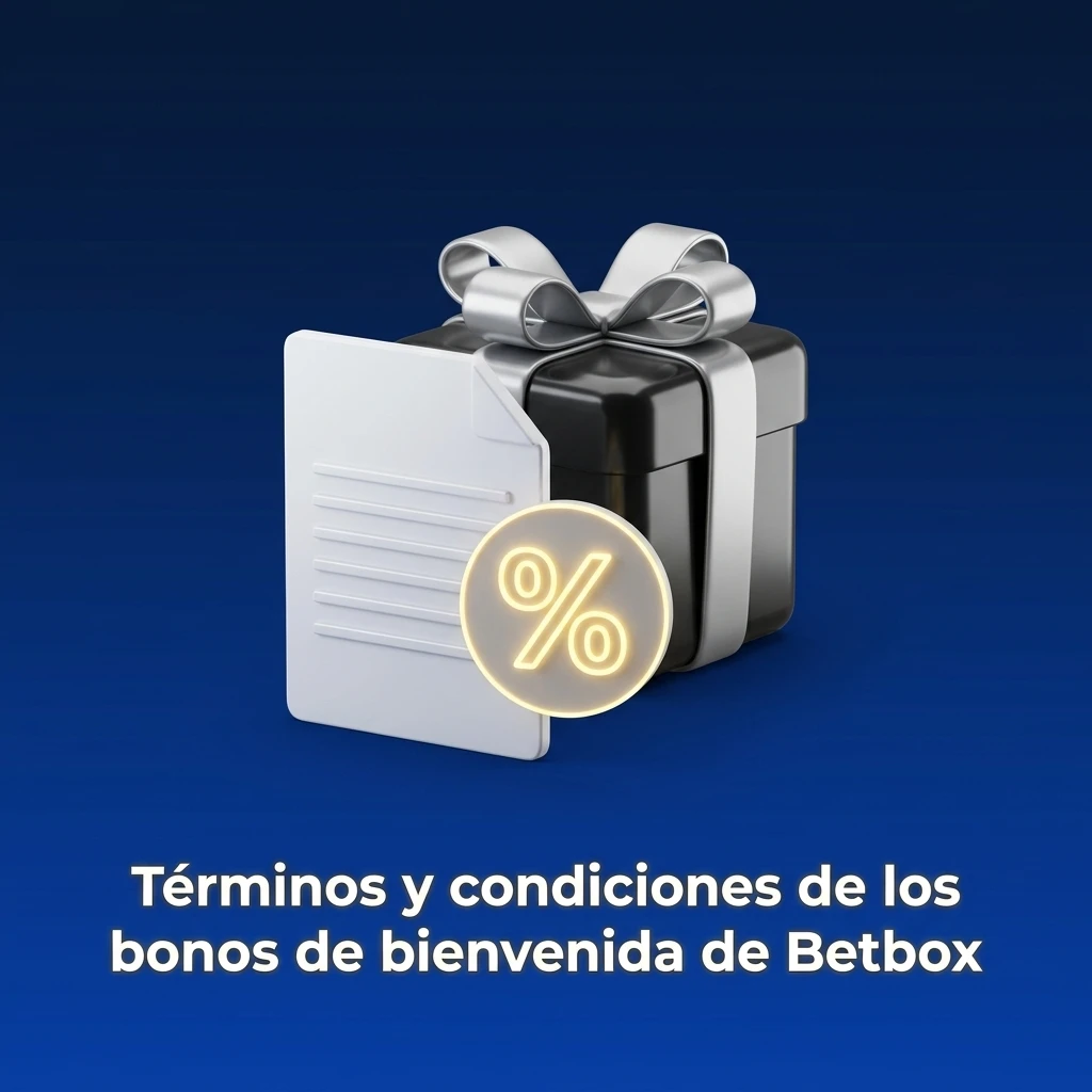 Términos y condiciones de los bonos de bienvenida de Betbox: reglas de rollover, depósitos y restricciones de juego.
