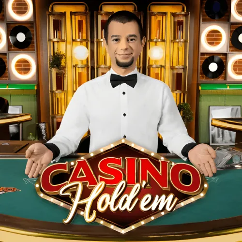 Crupier en una mesa de Casino Hold’em.